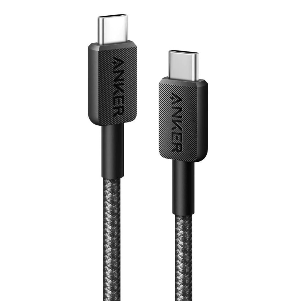 Anker 322 USB-C to USB-C 60W Cable 3ft Nylon Braided