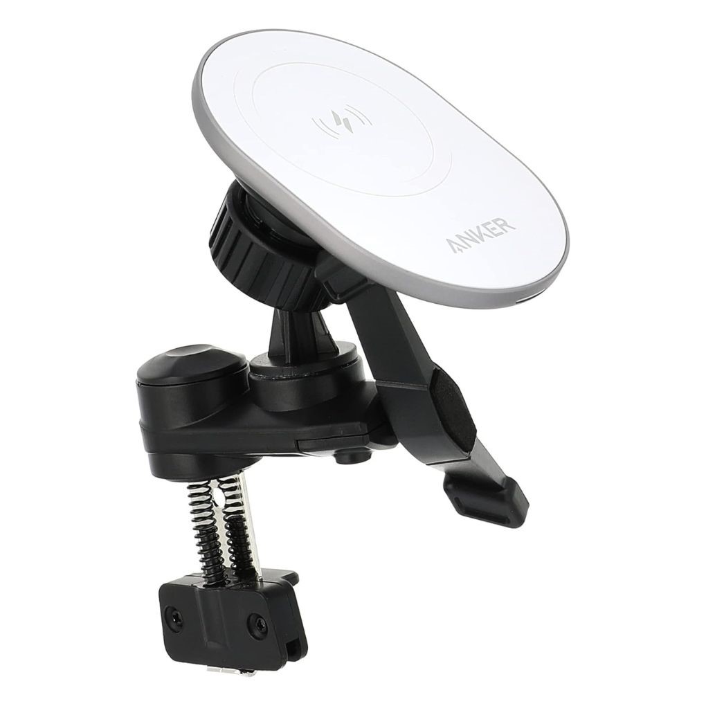 Anker PowerWave Magnetic Car Charging Mount, Black+White