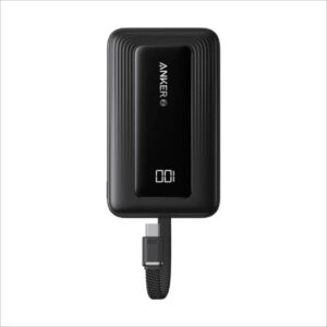 Anker Zolo Power Bank (10K, 30W, Built-In USB-C Cable)