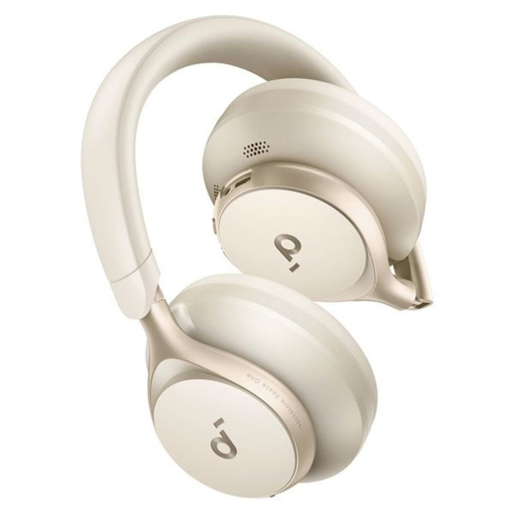 Soundcore Space One Active Noise Cancelling Headphones-White - Image 2