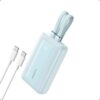 Anker Power Bank (10K, Built-In USB-C + Lightning Cable)Blue