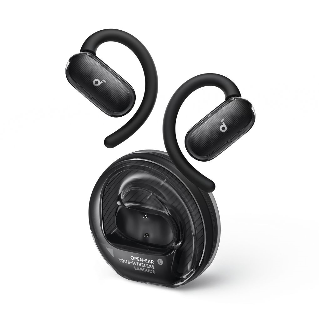 Anker Soundcore V40i Open-Ear Earbuds- Black