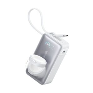 Anker MagGo Power Bank(30W, Built-in-USB-C, For Apple Watch)