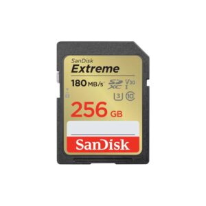 SanDisk Extreme 180MB s 256GB SDXC Card