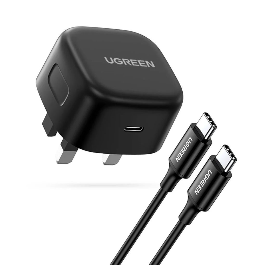 UGREEN USB-C 25W PD Charger With C-C 2M Cable – CD250