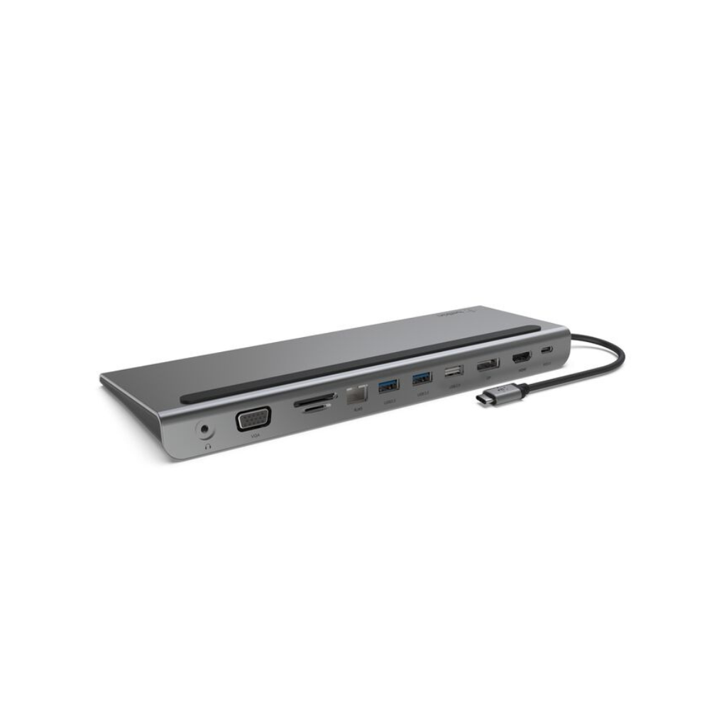 Belkin Connect 11-in-1 USB-C Multiport Dock and Stand Grey