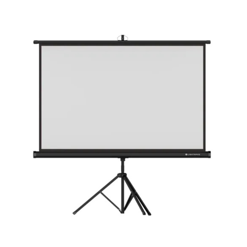 LightWave LW TPS -200T Tripod Projector Screen 200 by 200cm