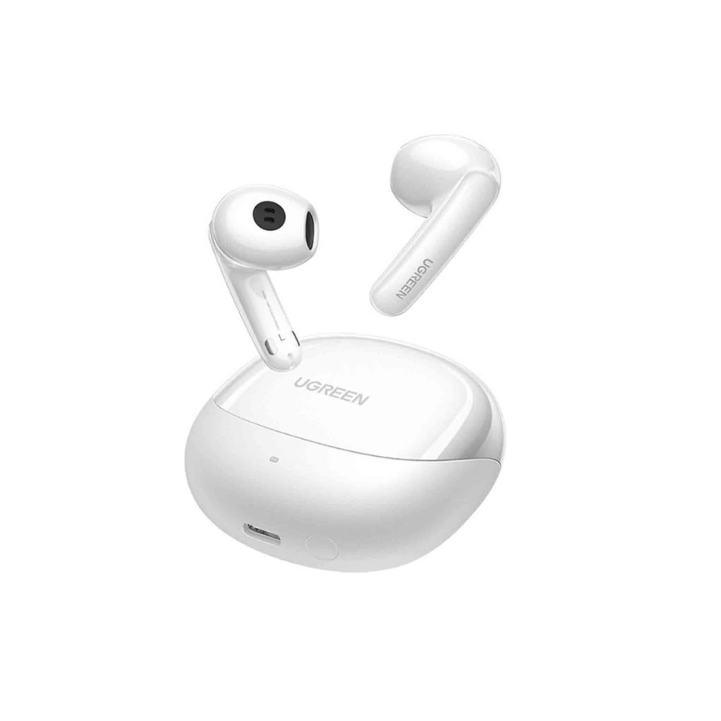 UGREEN HiTune H6 Pro Hybrid ANC Earbuds - White - WS203