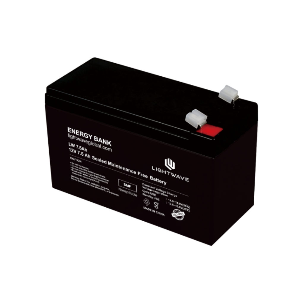 LightWave UPS Battery 12V by 7.5AH