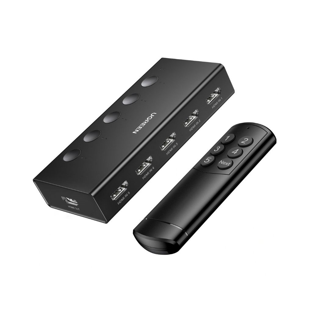 UGREEN 5-In 1-Out HDMI Switch 4K- CM568