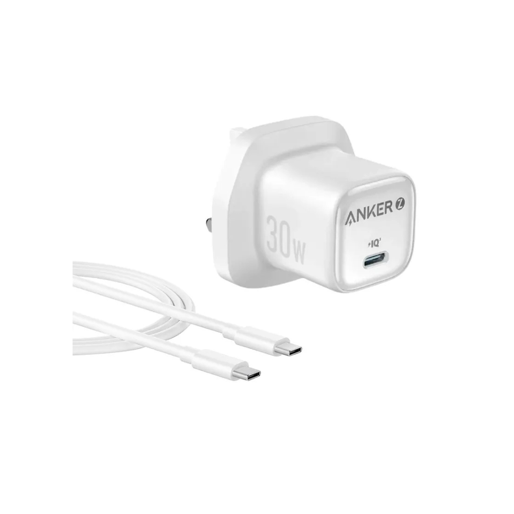 Anker Zolo Charger (30W, PD 3.0, with 1m USB-C to USB-C Cable)