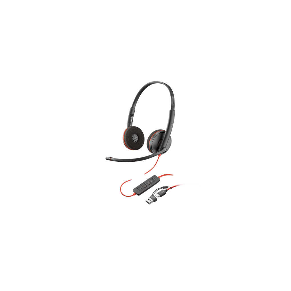 Poly Blackwire 3220 Wired Stereo USB-C Headset-8X228A6