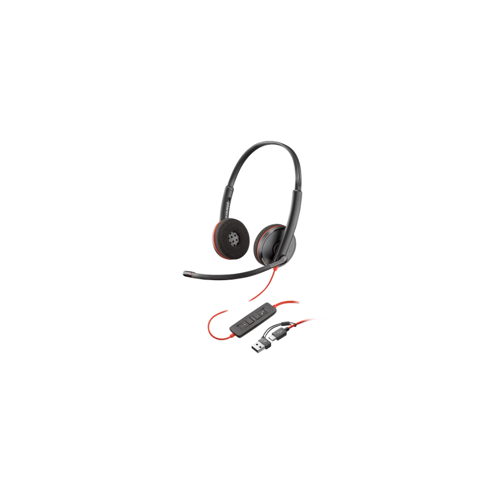 Poly Blackwire 3220 Wired Stereo USB-C Headset-8X228AA
