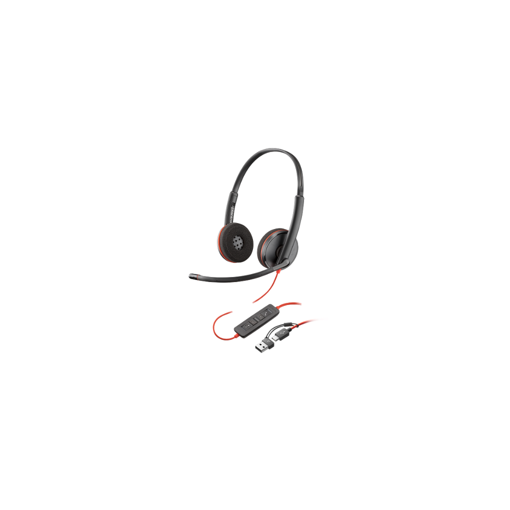 Poly Blackwire 3220 Wired Stereo USB-C Headset-8X228AA