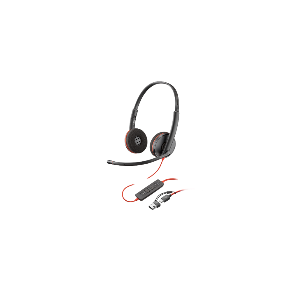 Poly Blackwire 3220 Wired Stereo USB-C Headset-8X228AA