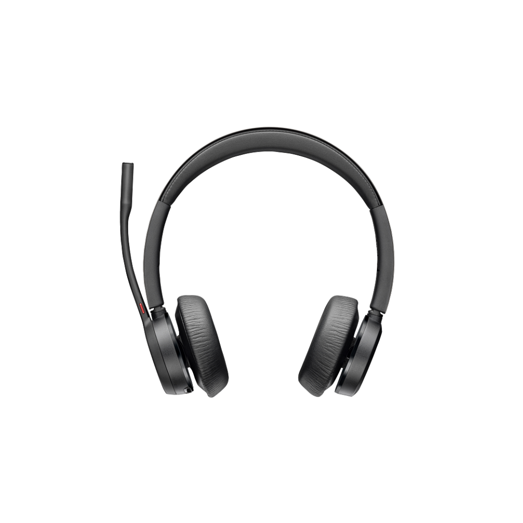 Poly Voyager 4320 Bluetooth/ Wired Stereo Microsoft Teams Certified USB-A Headset+Charging Stand -77Z00AA