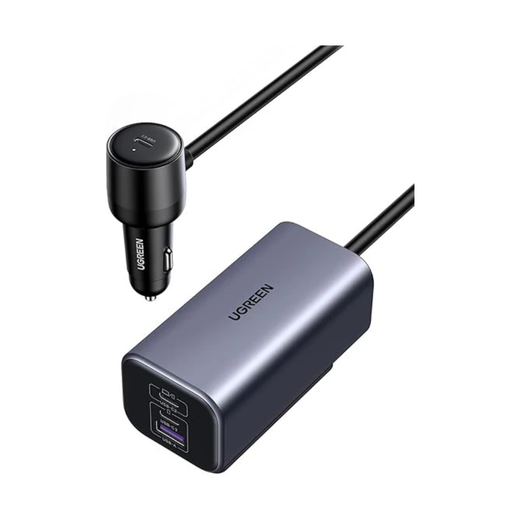 UGREEN 150W 4-Port GaN Fast Car Charger