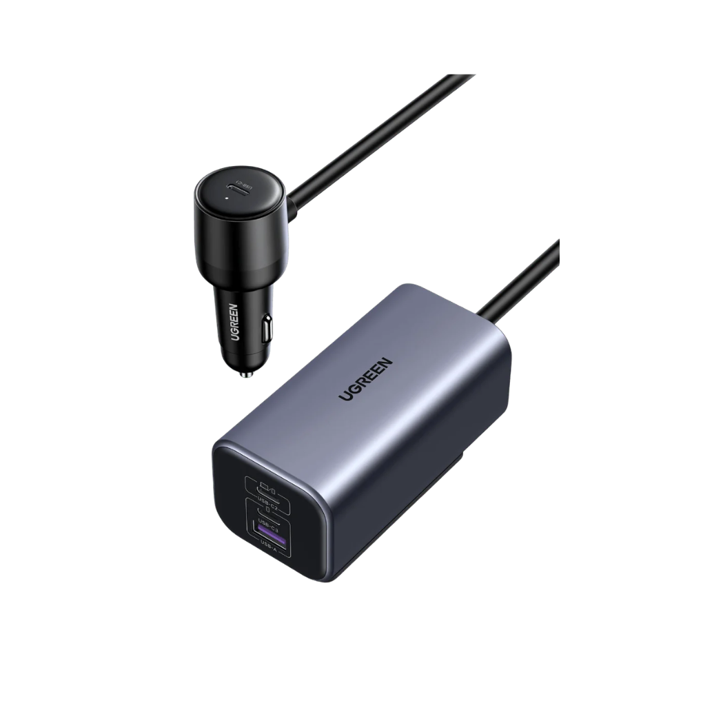 UGREEN 150W 4-Port GaN Fast Car Charger