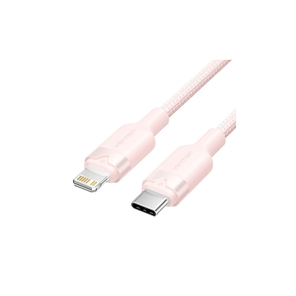 Vention USB 2.0 Type-C Male to Lightning Male 3A Cable black