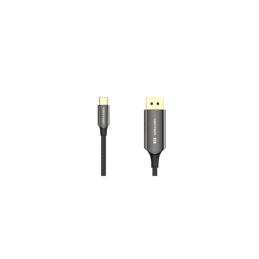 Vention USB-C to DP 8K HD Cable 1.5M Black