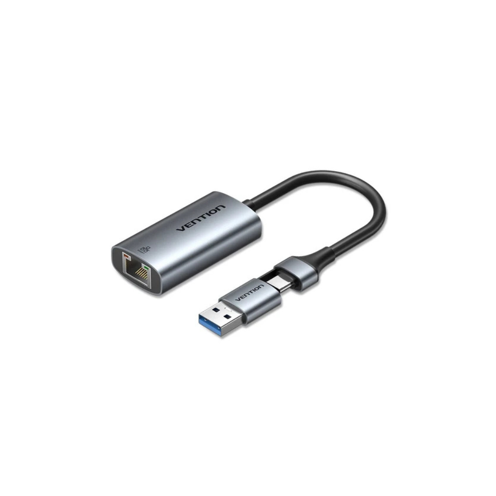 Vention USB-C + USB-A to Gigabit Ethernet Adapter