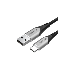 Vention Cotton Braided USB 2.0 A Male to C Male 3A Cable