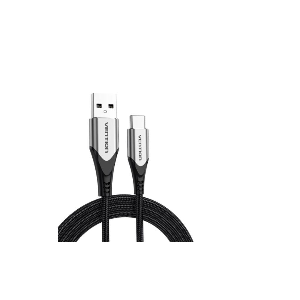 Vention Cotton Braided USB 2.0 A Male to C Male 3A Cable