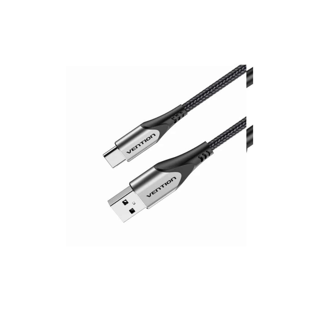 Vention Cotton Braided USB 2.0 A Male to C Male 3A Cable