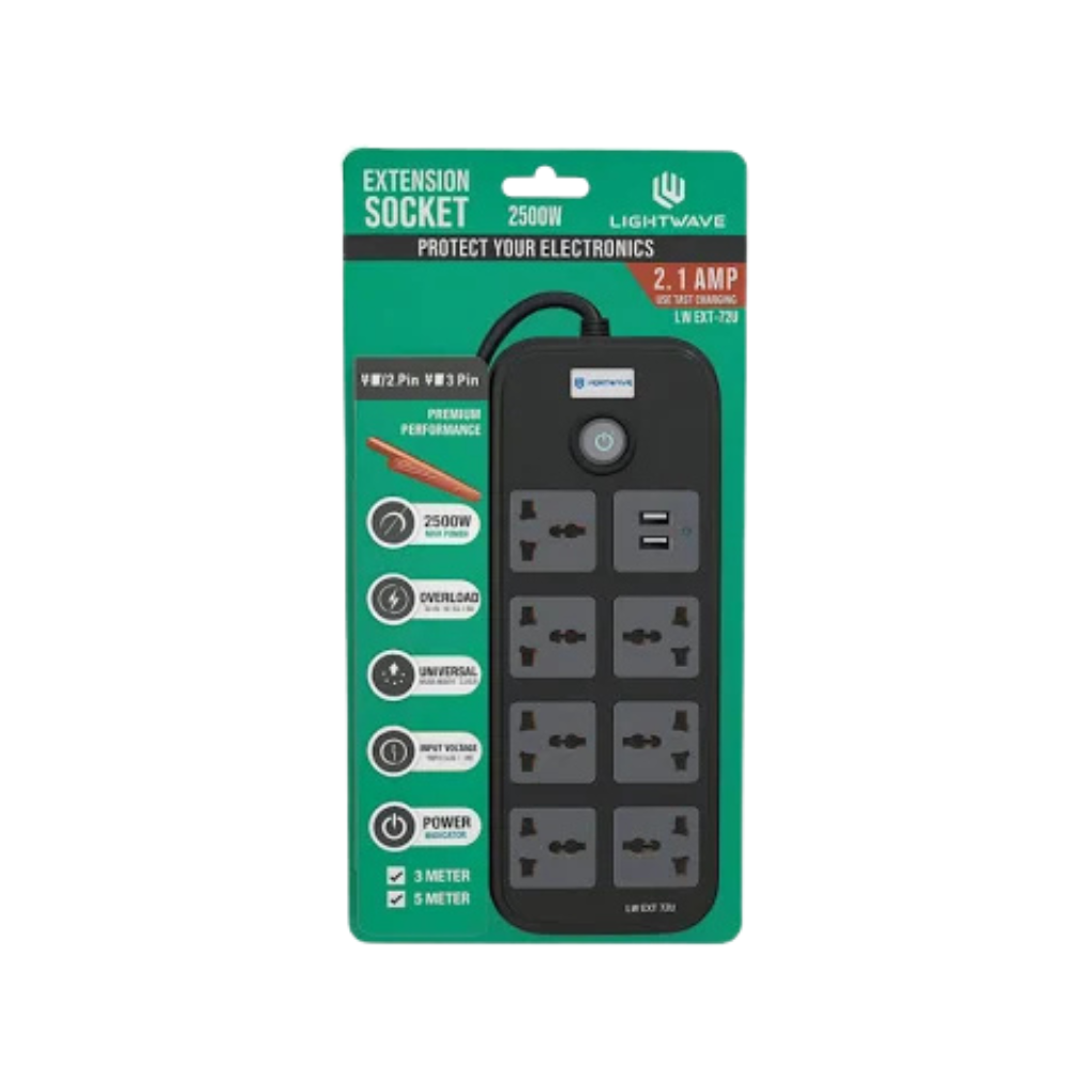Lightwave Extension Socket(72UC)7way