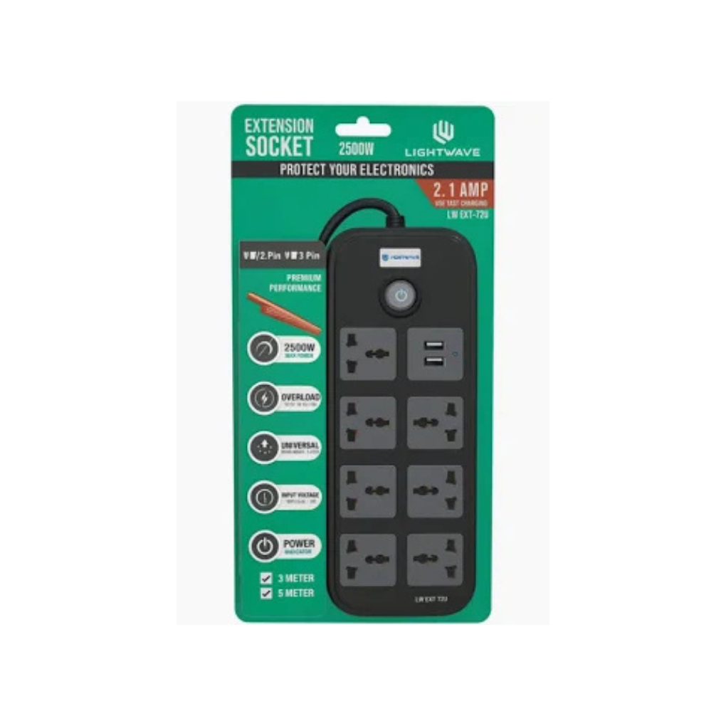 Lightwave Extension Socket(72UC)7way
