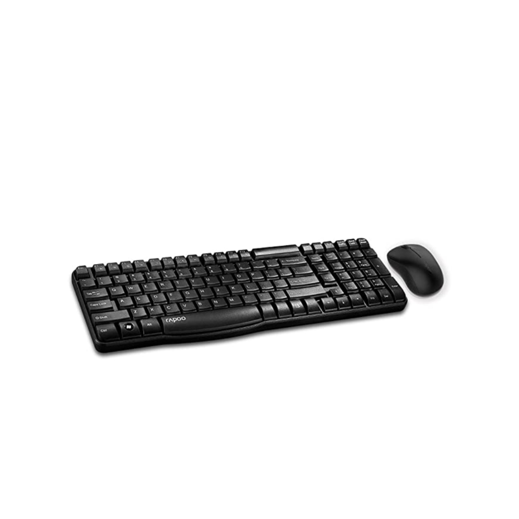 Rapoo Wireless Keyboard & Mouse X1810 - Black
