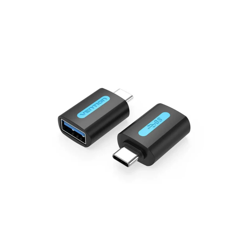 Vention USB-C Male to USB 3.0 Female OTG Adapter black
