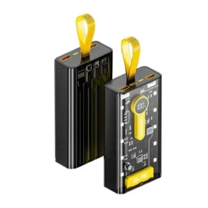 NEO Ai 35000mAh Transparent Power Bank - Black