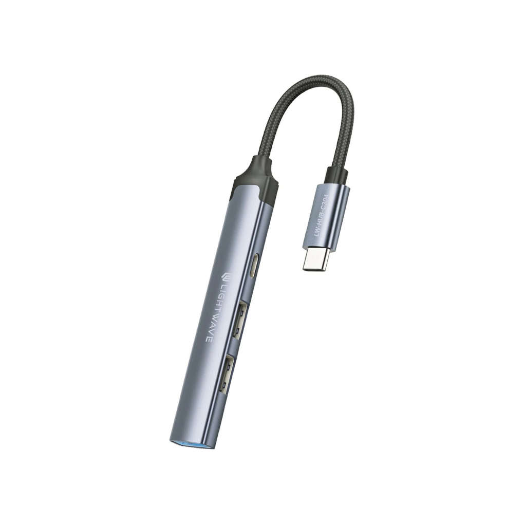 LW-HUB1-C304 4 IN 1 USB HUB C TYPE