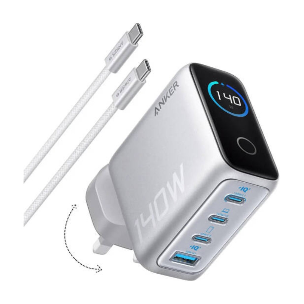 Anker 140W USB C GaN Charger,Laptop Charger,4 Port PD 3.1