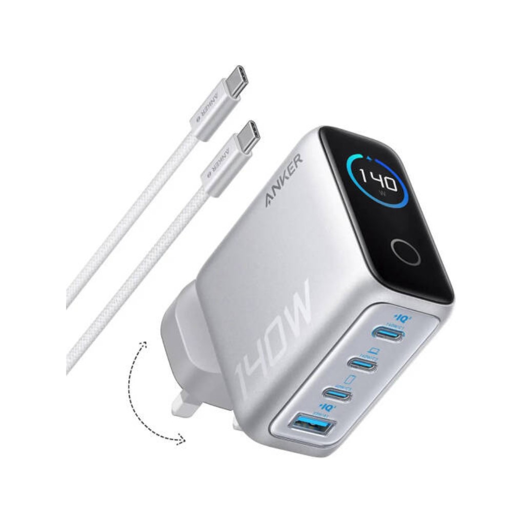 Anker 140W USB C GaN Charger,Laptop Charger,4 Port PD 3.1