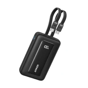 Anker Zolo Power Bank (10K,35W,Built-In Dual USB-C Cables)