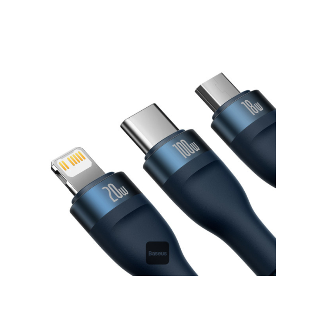 Baseus Flash Series II 3 In 1 Fast Charging Cable