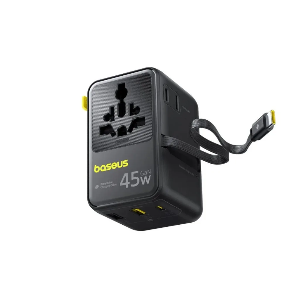 Baseus PicoGo AG11 Universal Travel Adapter 2AC+2U+2C 45W