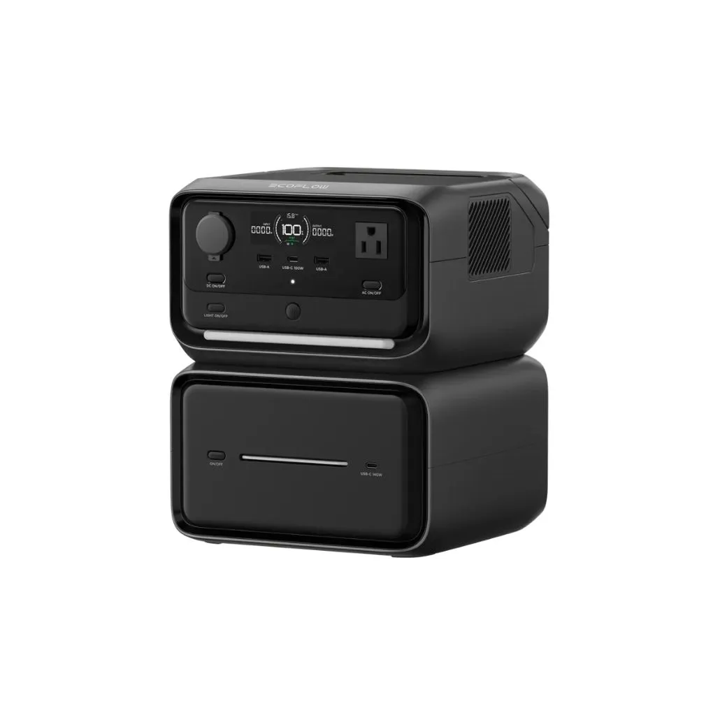 EcoFlow RIVER 3 Max Plus Portable Power Station (858Wh,600W)