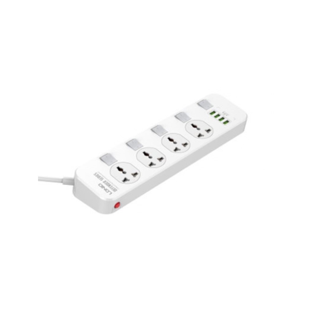 LDNIO 2500W 4 AC Outlets Universal Power Strip SC4408