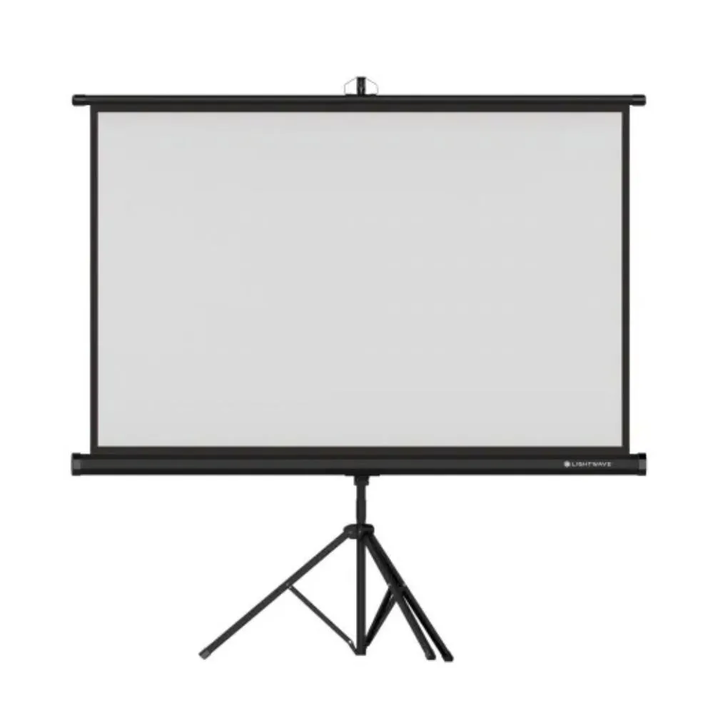LightWave Tripod Projector Screen 240 x 240 cm