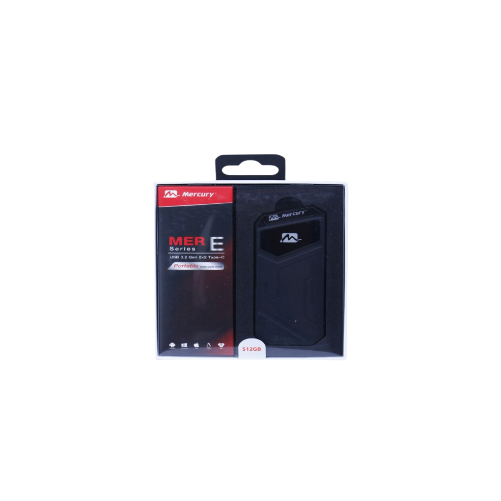 Mercury Portable SSD 512GB RGB USB3.2 TypeC