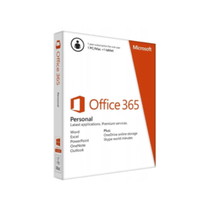 Microsoft 365 Personal English Subscription 1YR Africa only