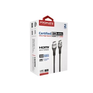 Promate Ultra High-Speed 8K@60Hz HDMI 2.1 Cable,3M