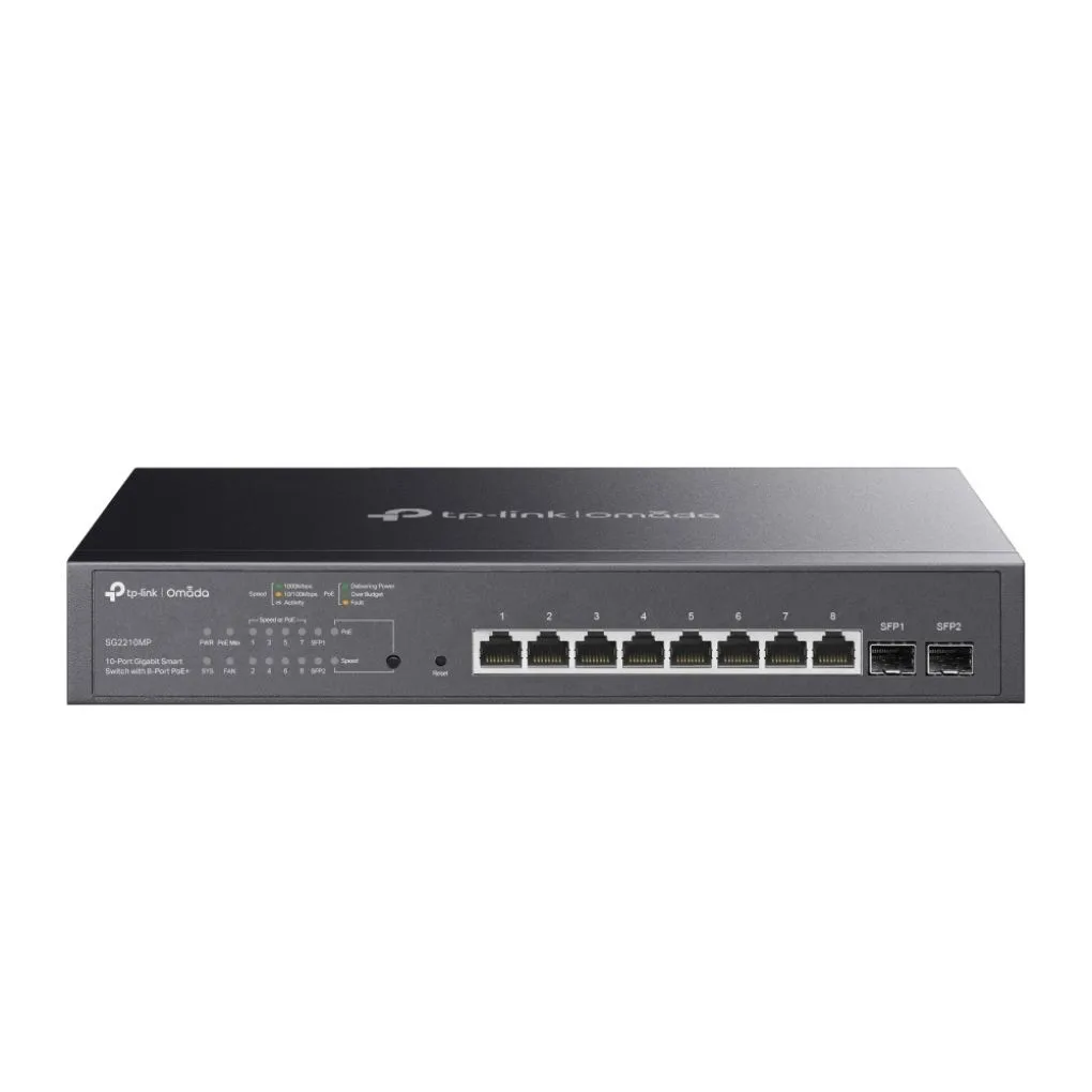 TP-Link Omada 10-Port Gigabit Smart Switch - TL-SG2210MP