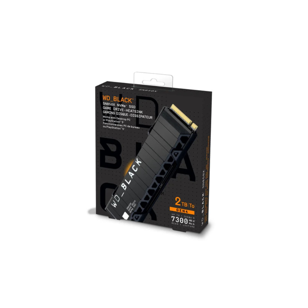 WD Black SN850X Internal SSD NVMe 2TB