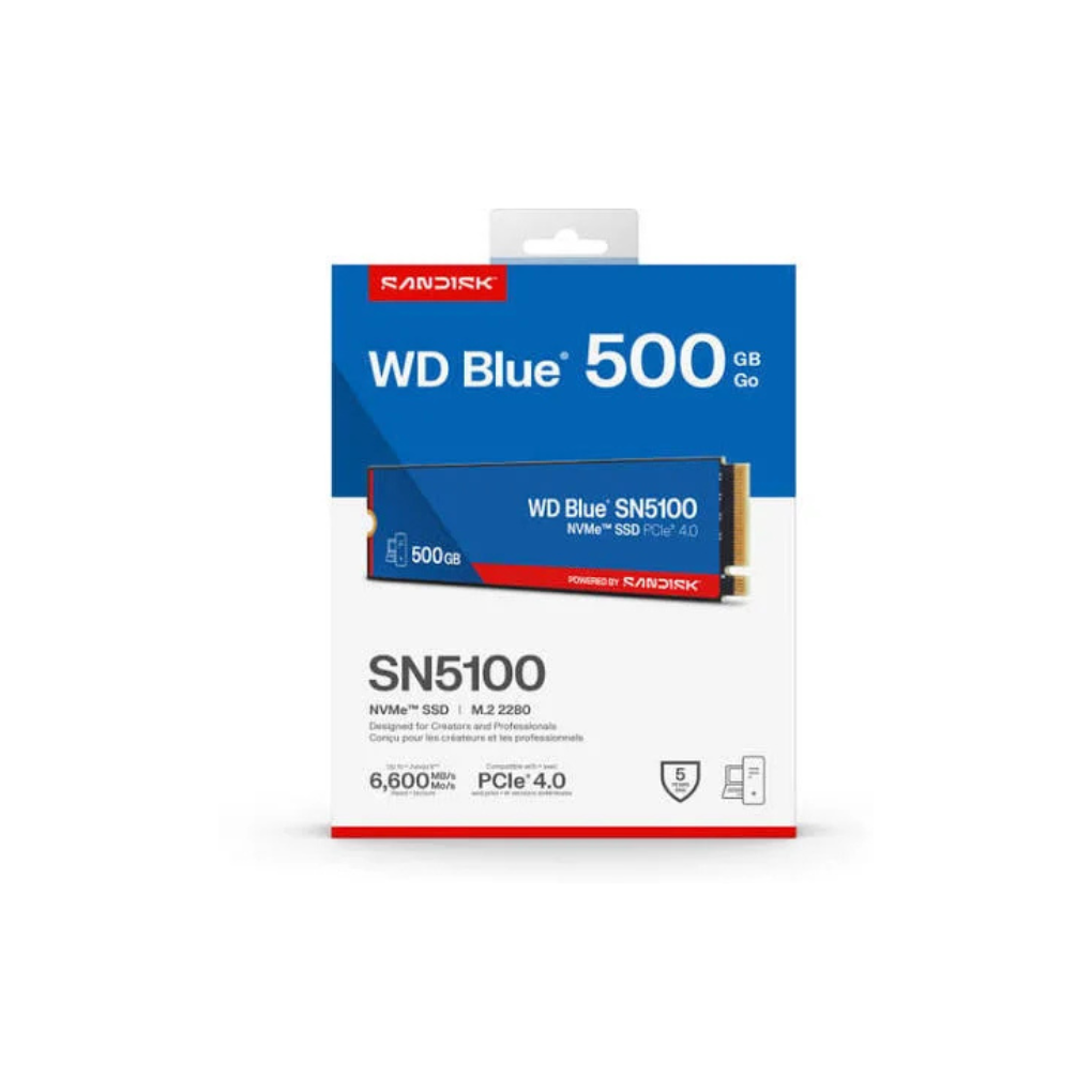 WD Blue SN5100 Internal SSD NVMe 500GB