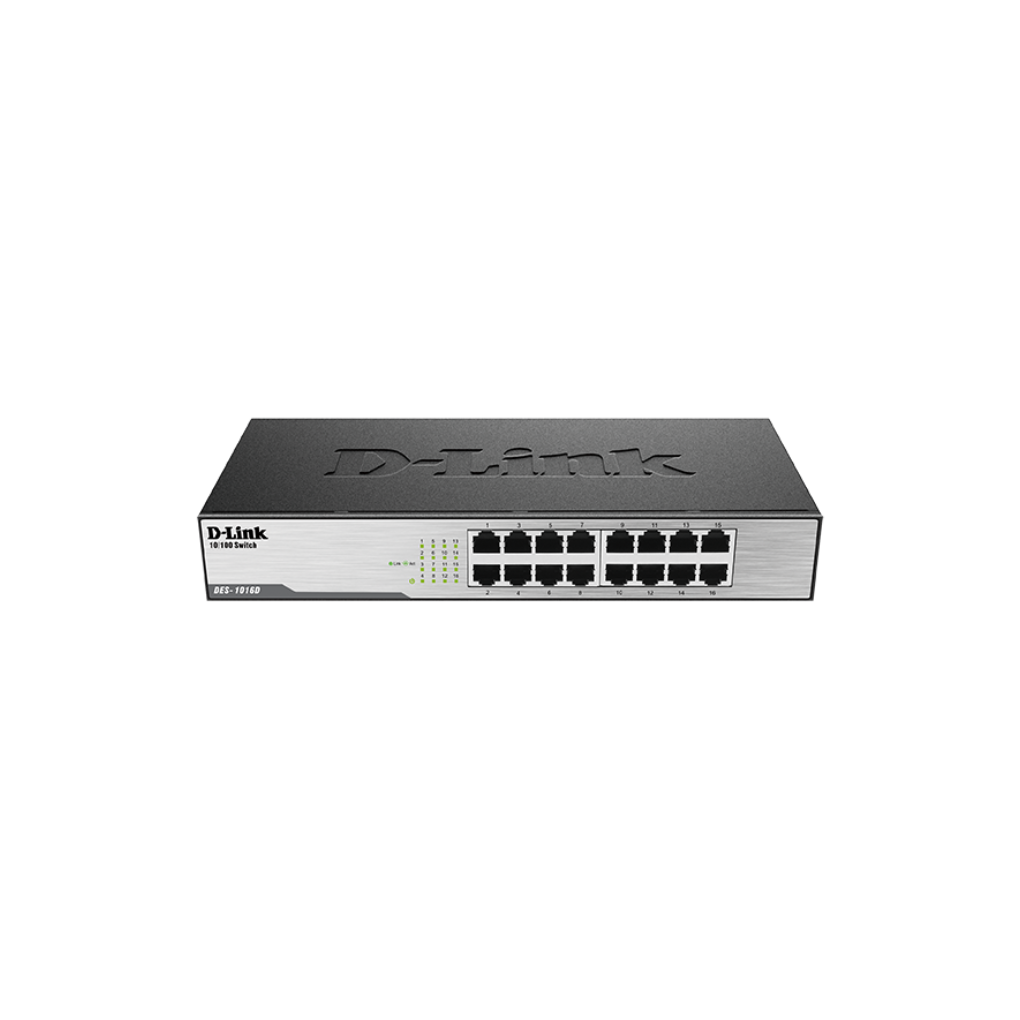D-Link 16-Port Fast Ethernet Unmanaged Desktop Switch