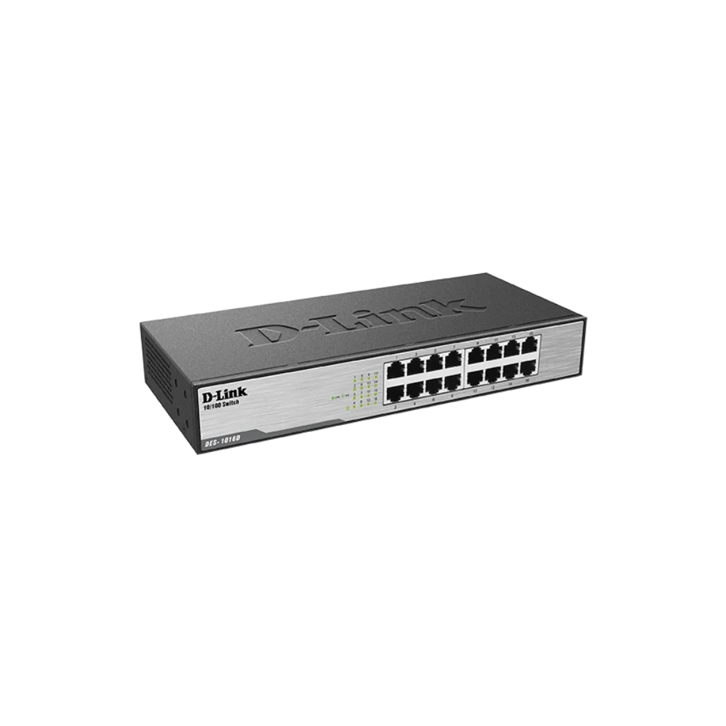 D-Link 16-Port Fast Ethernet Unmanaged Desktop Switch